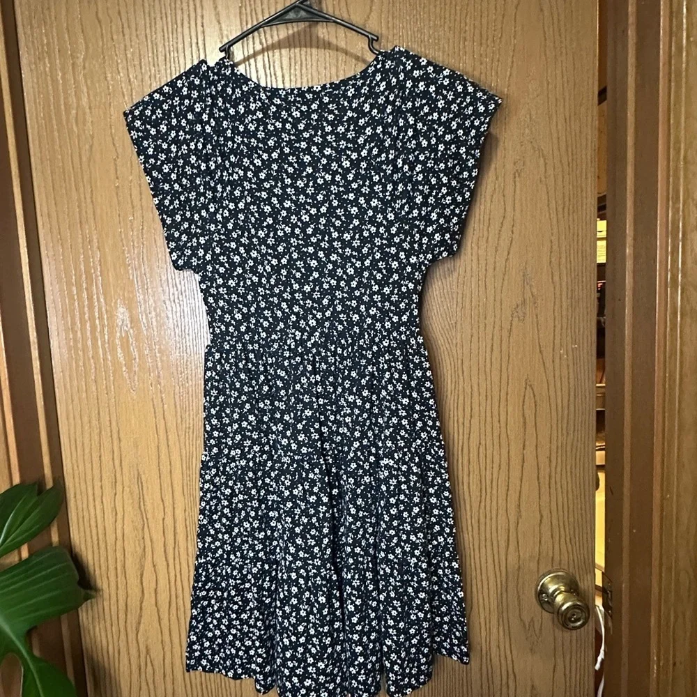 Urban Outfitters Black Floral Mini Dress - Picture 3 of 3